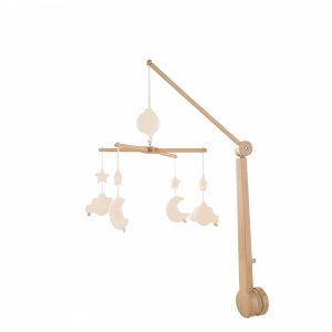 Mobile musical uni vanilla Sauthon baby deco