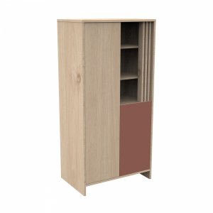 Armoire portes et niche terracotta tokyo Sauthon meubles