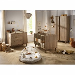 Commode 3 tiroirs 1 porte mokka Sauthon meubles