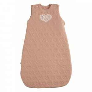 Gigoteuse hiver 0-6 mois petit coeur rose Sauthon baby deco