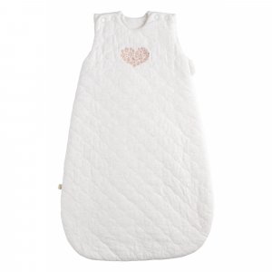 Gigoteuse hiver 0-6 mois petit coeur écru Sauthon baby deco