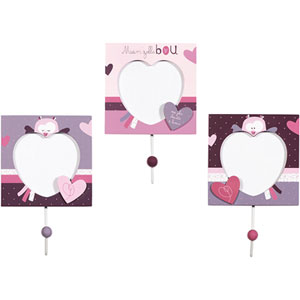 Set de 3 patères mam'zelle bou
