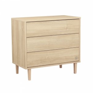 Chambre bébé trio lit 60x120cm + commode 3 tiroirs + armoire paloma bois + plan à langer offert Sauthon meubles