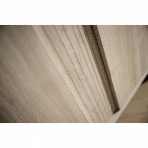 Chambre bébé trio lit 60x120cm + commode 3 tiroirs + armoire paloma bois + plan à langer offert Sauthon meubles