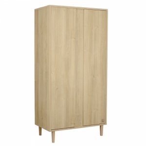 Chambre bébé trio lit + commode 3 tiroirs + armoire paloma bois + plan à langer offert Sauthon meubles