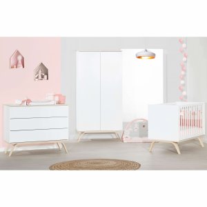 Commode + plan à langer petit modèle serena Sauthon meubles