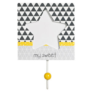 Set de 3 patères babyfan Sauthon baby deco