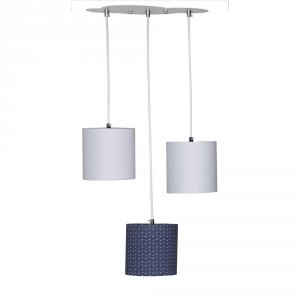 Suspension lumineuse trio merlin Sauthon baby deco