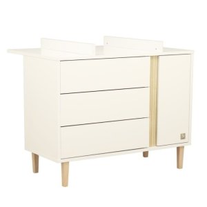 Chambre bébé duo lit évolutif 140x70cm + commode 3 tiroirs 1 porte paloma + plan à langer offert ! Sauthon meubles