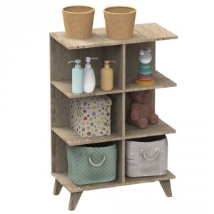 Chambre bébé trio lit bébé 60x120 + commode+armoire nova argile douce Sauthon meubles