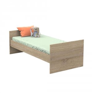 Chambre duo lit combiné évolutif 60x120 + armoire nova rose canyon Sauthon meubles