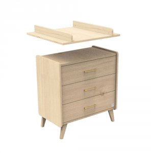 Chambre bébé trio lit 60x120+commode+armoire arty + plan à langer offert Sauthon meubles