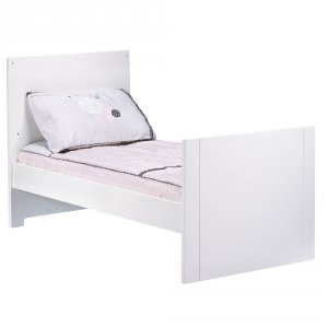 Chambre trio lit + commode + armoire loft blanc + plan à langer offert Sauthon meubles