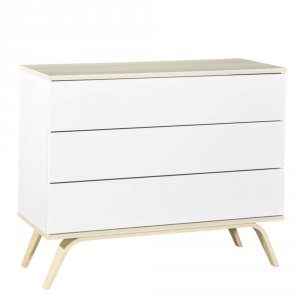 Chambre duo lit 70x140 + commode serena + plan à langer offert Sauthon meubles