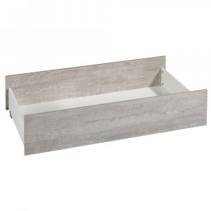 Tiroir pour lit chambre transformable sur roulettes loft Sauthon meubles