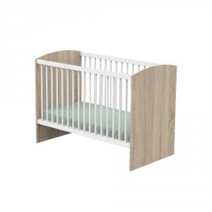 Lit bébé 60x120 cm access bois blanc Sauthon meubles
