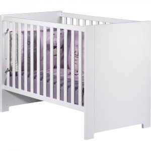 Lit bébé 60x120cm loft blanc Sauthon meubles