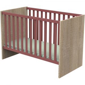 Lit bébé 60x120cm nova rose canyon Sauthon meubles