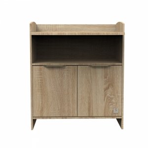 Chambre bébé trio lit 70x140cm + commode+ armoire azur Sauthon meubles