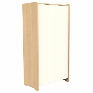 Chambre bébé trio lit 60x120cm + commode + armoire vanille + plan à langer offert Sauthon meubles