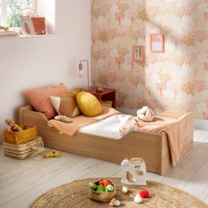 Chambre bébé duo lit 70x140cm + commode vanille + plan à langer offert Sauthon meubles