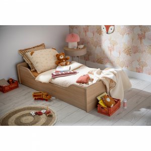 Chambre bébé duo lit 70x140cm + commode vanille + plan à langer offert Sauthon meubles