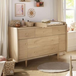 Commode xxl my love avec plan à langer amovible Sauthon meubles