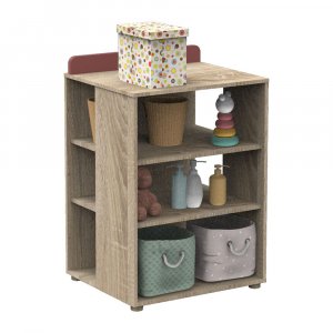 Lit chambre transformable 60x120cm en lit junior 90x190cm nova rose canyon Sauthon meubles