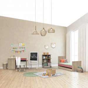 Lit 70x140cm nova rose canyon Sauthon meubles