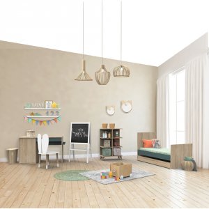 Lit 70x140cm nova gris volcan Sauthon meubles