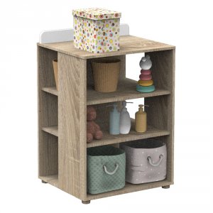 Lit chambre transformable 60x120en lit junior 90x190nova blanc lin Sauthon meubles