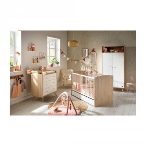 Lit évolutif bébé 70x140 cm access bois blanc Sauthon meubles