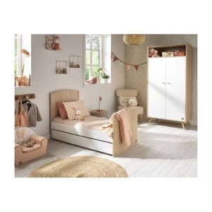 Lit évolutif bébé 70x140 cm access bois blanc Sauthon meubles
