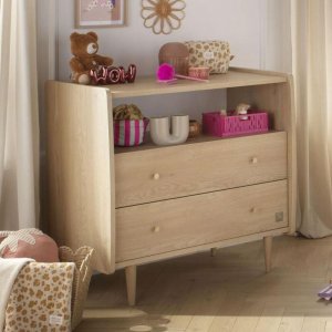 Commode 2 tiroirs 1 niche my love Sauthon meubles