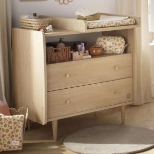 Commode 2 tiroirs 1 niche my love Sauthon meubles