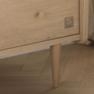 Commode 2 tiroirs 1 niche my love Sauthon meubles