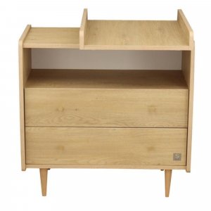 Plan à langer pour commode 2 tiroirs 1 niche my love Sauthon meubles