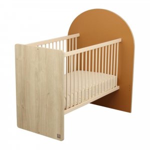 Lit bébé évolutif 60x120 cm en 90x190 cm arche caramel Sauthon meubles