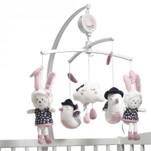 Mobile bébé musical miss fleur de lune