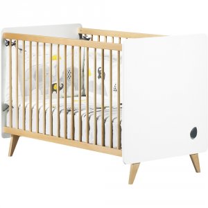 Chambre bébé trio lit + commode + armoire oslo bouton goutte + plan à langer offert Sauthon meubles