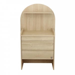 Commode à langer évolutive en bureau arche chêne Sauthon meubles