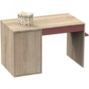 Commode bébé évolutive en bureau nova rose canyon Sauthon meubles