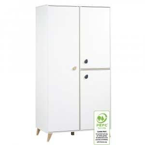 Armoire chambre bébé oslo boutons goutte Sauthon meubles