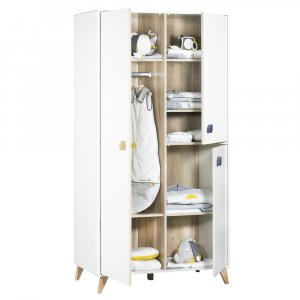 Armoire chambre bébé oslo boutons goutte Sauthon meubles