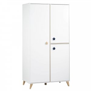 Armoire chambre bébé oslo boutons étoile Sauthon meubles
