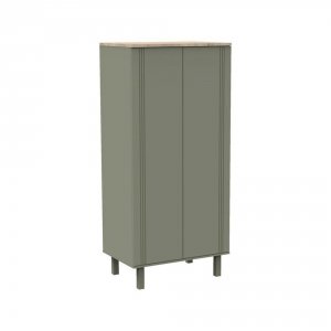 Armoire 2 portes eleonore kaki Sauthon meubles