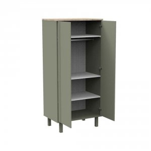 Armoire 2 portes eleonore kaki Sauthon meubles