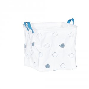 Cube de rangement blue baleine Sauthon baby deco