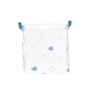 Cube de rangement blue baleine Sauthon baby deco
