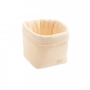 Panier de rangement uni vanilla Sauthon baby deco